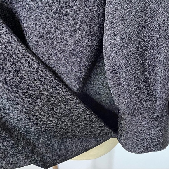 Banana Republic Black Wrap Blouse - Picture 4 of 9